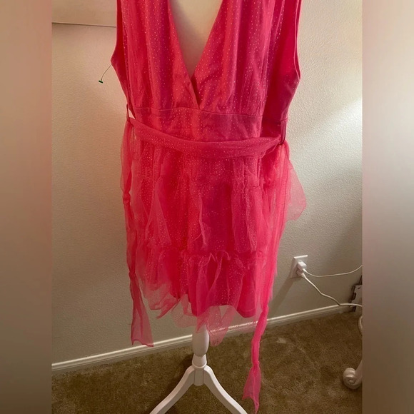 Women’s Plus size 3XL Pink Birthday dress - Picture 5 of 7